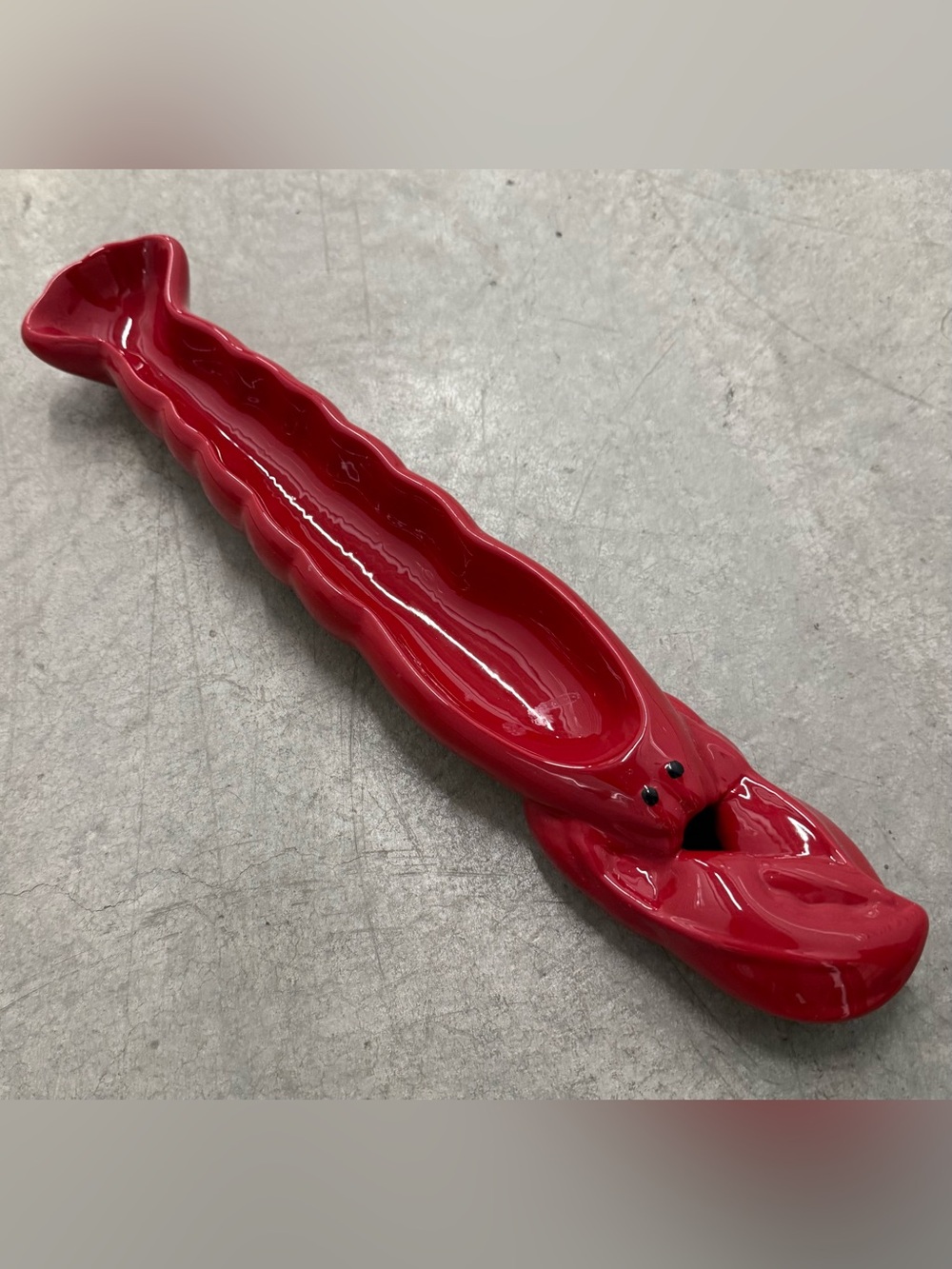 Boston Trading Co Ceramic Red Lobster Appetizer Boat